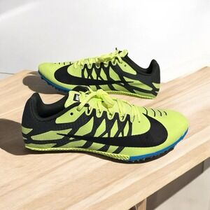 Nike Zoom Rival Sprint 9 Men Sz 10.5/Women Sz 12 Volt Glow Racing Cleats Track